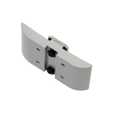 T-Slot Bracket Grigio Alluminio - Foto 1