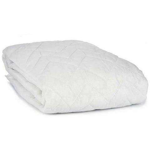 Coprimaterasso Bianco 150 X 190 Cm (6 Unità) - Foto 2