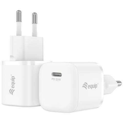 Equip 245520 Caricabatterie per dispositivi mobili Smartphone, Tablet Bianco AC Interno - Foto 2