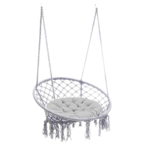 Poltrona Sospesa Amaca Con Cuscino E Frange Nido D'amore - Foto 1
