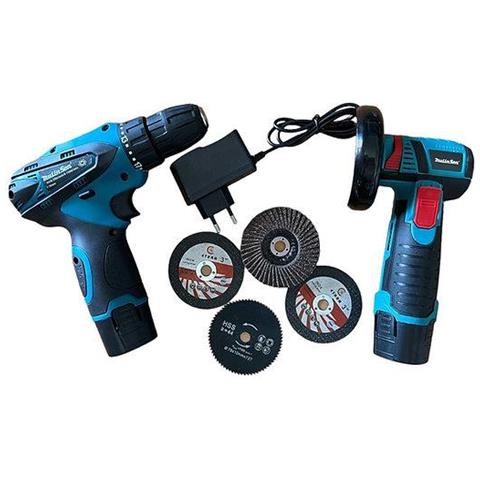 MLS20 Kit 2 in 1 Trapano Avvitatore + Mini Smerigliatrice Flex 76 mm 48V - Foto 1