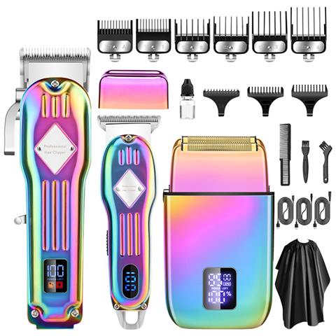 Set Tagliacapelli E Regolabarba Professionale Multicolor - Foto 1