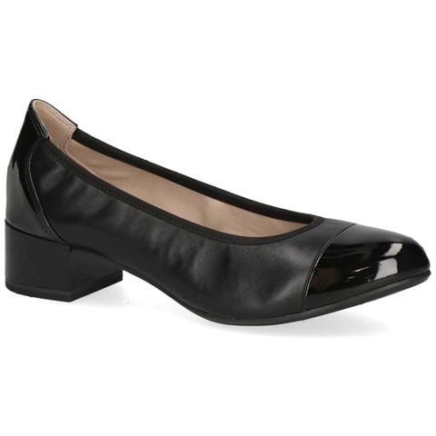 Black Nappa Elegant Closed Formal Scarpe Eleganti Pelle Scarpe Donna Nero Eu 38, 9-22500-42-022 - Foto 1