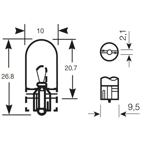 Lampadine 12v 5w Wy5w - Foto 2