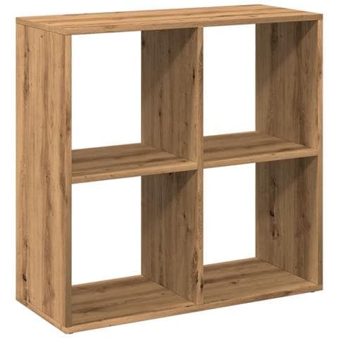 Libreria Divisorio Rovere Artigianale 69,5x29x69,5cm Truciolato - Foto 2