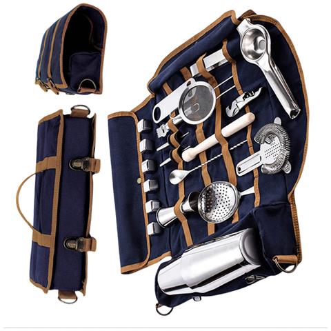 Borsa Da Barista: Perfetta Per La Mixology In Movimento Blue - Foto 3