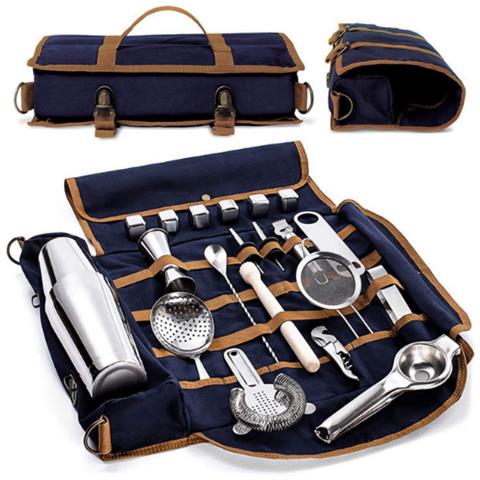 Borsa Da Barista: Perfetta Per La Mixology In Movimento Blue - Foto 1