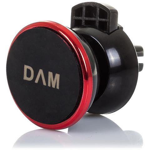 Porta Smartphone Magnetico Per Auto 3x3x5 Cm. Colore Rosso - Foto 1