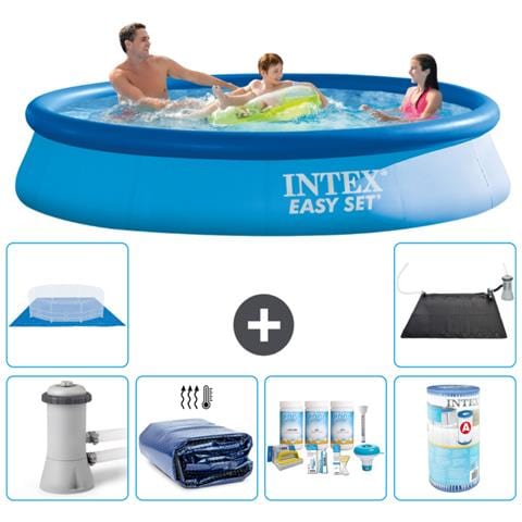 Piscina Fuori Terra - In Giro - 366x76 Cm - Blu - Include Accessori Coordinati A1039 - Foto 1