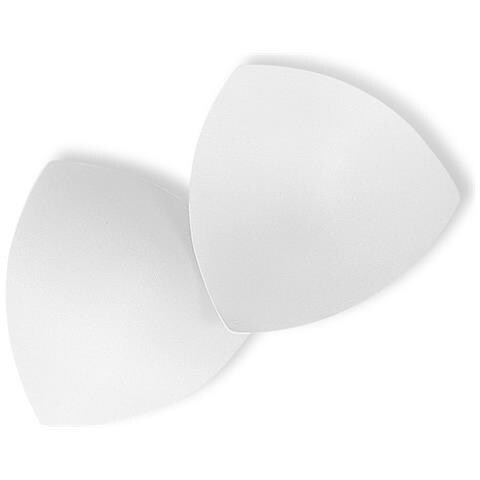 Yz007 Imbottiture Triangolari Per Reggiseno In Spugna Senza Cuciture Bianche Taglia Unica (2 Paia) - Foto 3