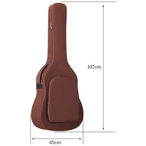 Custodia Per Chitarra Acustica Da 40-41 Pollici Con Imbottitura 10t Brown - Foto 2