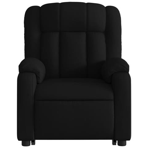 Poltrona Alzapersona Reclinabile Elettrica Nera in Tessuto - Foto 9