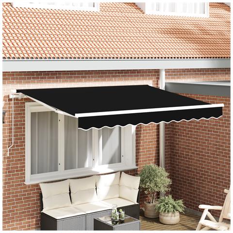 Tessuto di Ricambio per Tenda per Struttura 3x2.5 m Nera - Foto 2