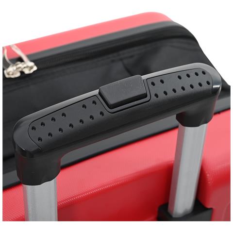 "Valigia Pieghevole Rigida 20"" Rossa 34x23x55.5 cm ABS" - Foto 9