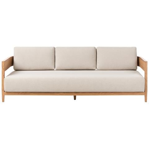 Set Di Divani Angolari Da Giardino 5 Posti Sampieri Lato Sinistro Metallo Marrone Chiaro - Foto 8