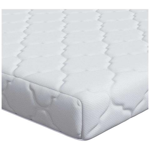 Materasso con Strato di Cocco Bianco 200 x 90 cm Schiuma PU - Foto 1