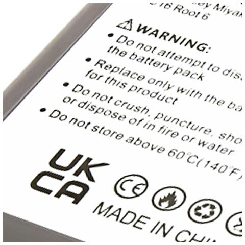 Batteria Di Ricambio Per Aspirapolvere Dyson Dc16 Li-ion 21,6v 2000mah 43,2 Wh - Foto 2