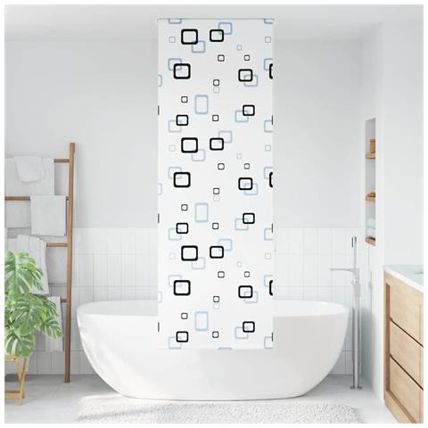 Tenda a Rullo Doccia 80x240 cm Larghezza Tessuto 76 cm - Foto 2