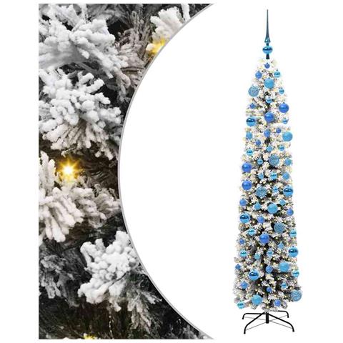 Albero di Natale artificiale con 300 LED Verde 180 cm - Foto 1