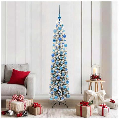 Albero di Natale artificiale con 300 LED Verde 180 cm - Foto 2