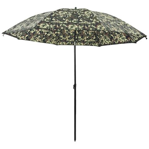 Ombrellone da Pesca Mimetico 240 x 210 cm Poliestere Oxford - Foto 2