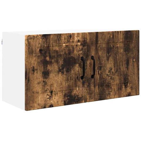 Pensile cucina Rovere fumé 80 x 31 x 40 cm Legno multistrato - Foto 1