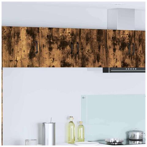 Pensile cucina Rovere fumé 80 x 31 x 40 cm Legno multistrato - Foto 2