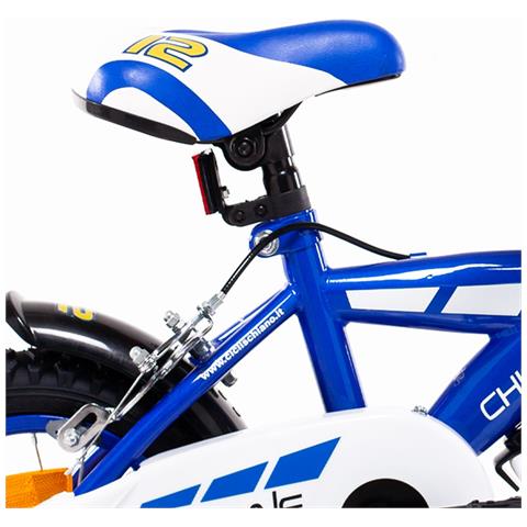 Sch Chicane 12'' - Bicicletta Per Bambini (3-5 Anni), Ruote 12'', Telaio Acciaio, Con Accessori - Colore Blu - Foto 5