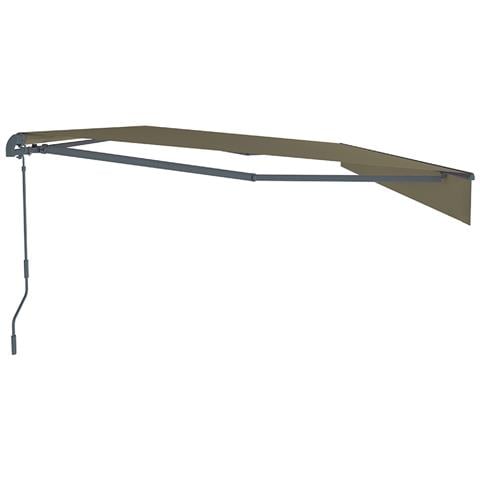 Adro Tenda Da Sole Manuale 2,95 X 2,5 M In Alluminio Con Telo Tortora - Foto 6