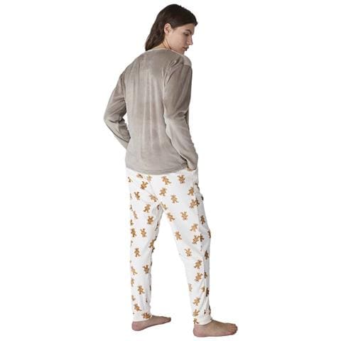 Pigiama In Velluto A Maniche Lunghe Da Donna Jjb4 - Foto 2