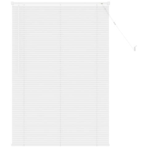 Tenda Veneziana Regolabile Bianco 150 x 90 cm PVC - Foto 1