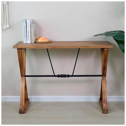 Console In Legno E Metallo 106x40x76,5h Cm - Foto 2