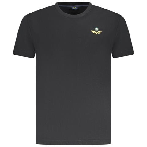 MAGLIETTA A MANICHE CORTE DA UOMO NERA - Colore: Nero, Taglia: 2XL - Foto 1