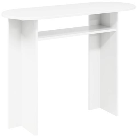 Tavolo consolle Bianco 100 x 39,5 x 75 cm Legno ingegnerizzato - Foto 1