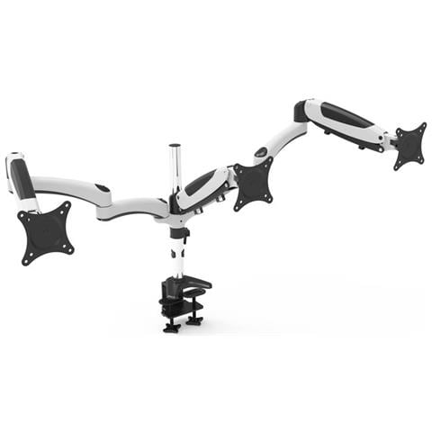 HYDRA3XL Supporti a parete per TV 71,1 cm (28") Scrivania Nero, Cromo, Bianco - Foto 1
