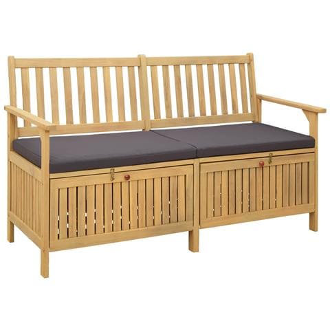 Panchina con contenitore con cuscino con porta 148 x 63 x 84 cm - Foto 1