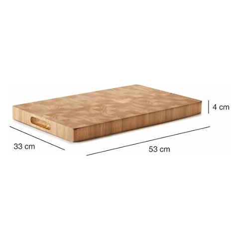 60485 - Tagliere in legno di gomma 53x3,5x4 cm - Foto 2