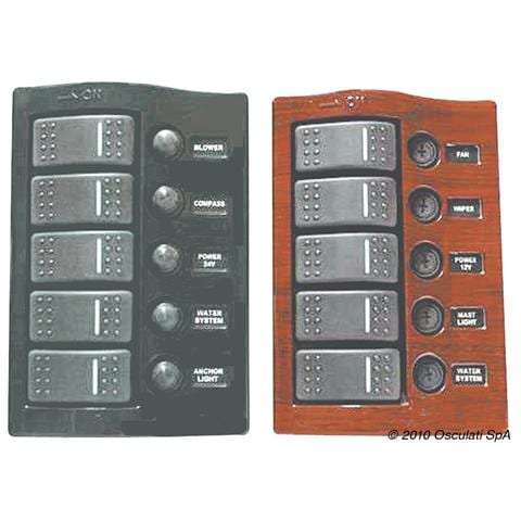 Pannello 9 interruttori mogano - Foto 1