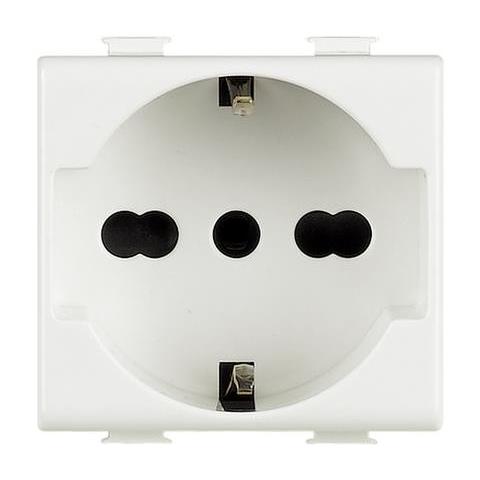 Am5440/16 Presa Shuko 10/16a 250 V Ac 2p Bianco - Matix - Foto 1