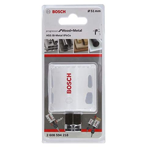 Bosch professionale 2608594218 Sega Una Tazza per il legno e metallo Legno e Metallo, Accessorio per Foratrice, Colore: , 51 millimetri - Foto 1