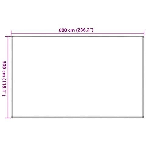 Tappeto Da Tenda 300x600 Cm In Hdpe Verde - Foto 2