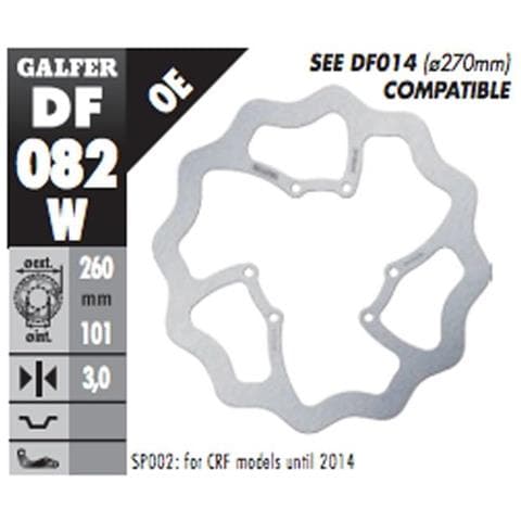 Disco Freno Wave 260mm Honda Cr 250-500 2015 Anteriore - Foto 1