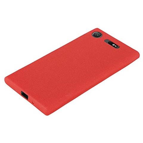 Custodia Compatibile Con Sony Xperia Xz1 In Frost Rosso - Coperchio Protettivo In Silicone Tpu Flessibile - Foto 2