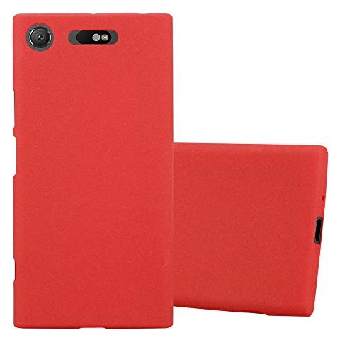 Custodia Compatibile Con Sony Xperia Xz1 In Frost Rosso - Coperchio Protettivo In Silicone Tpu Flessibile - Foto 1