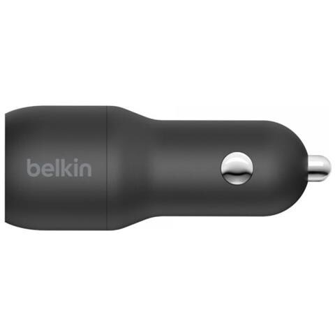 Caricatore per Auto CCD001bt1MBK Doppio USB-A da 24 W + Cavo da USB-A da 1 Metro Colore Nero - Foto 2