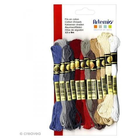 12 Fili Di Cotone Multicolore X 8 M - Autunno - Foto 1