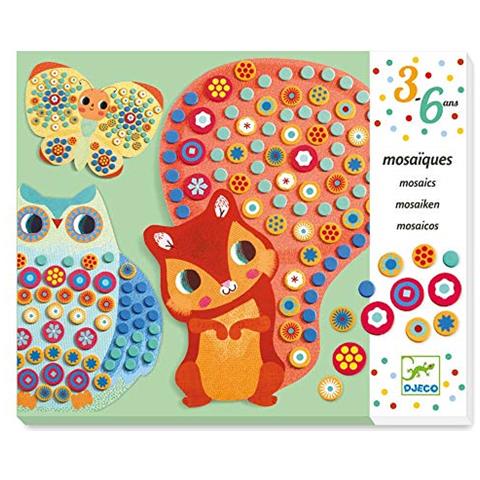 Set Creativo Di Immagini A Mosaico Milfiori Animali Della Foresta, Multicolore - Foto 1