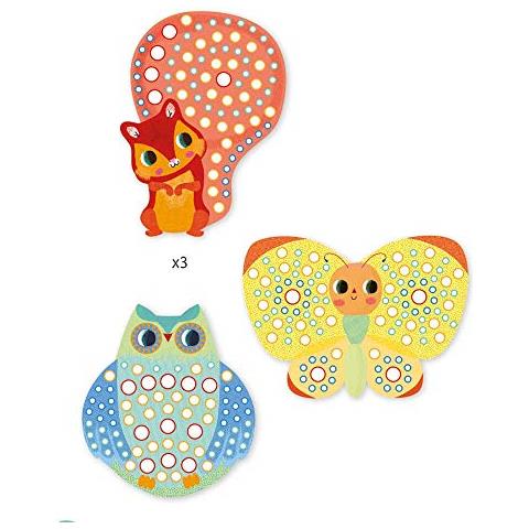 Set Creativo Di Immagini A Mosaico Milfiori Animali Della Foresta, Multicolore - Foto 2