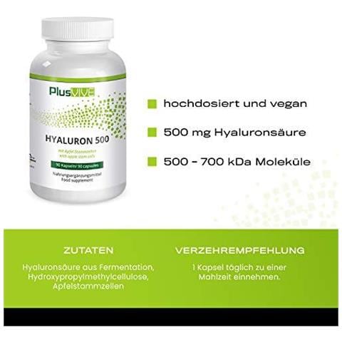 Acido Ialuronico Con Le Cellule Staminali Di Apple (500 Mg)  - Foto 4