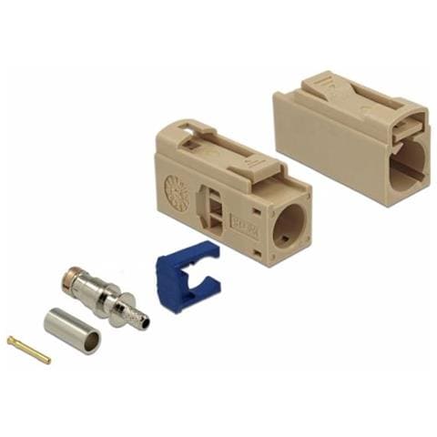 Fakra I Jack 25 Mm (long) For Crimping - Modulare Eingabe - Fakra I - Beige, Ral 1001 (89693)  - Foto 1
